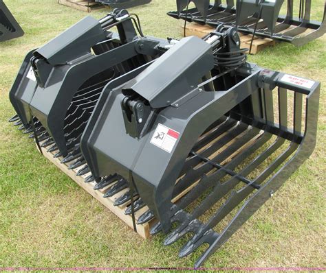 brush grapple bucket for skid steer|used brush grapple for sale.